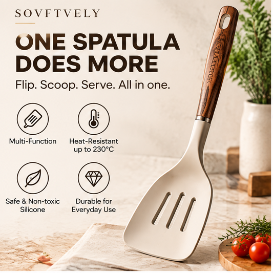 SOVFTVELY® Premium Silicone Spatula