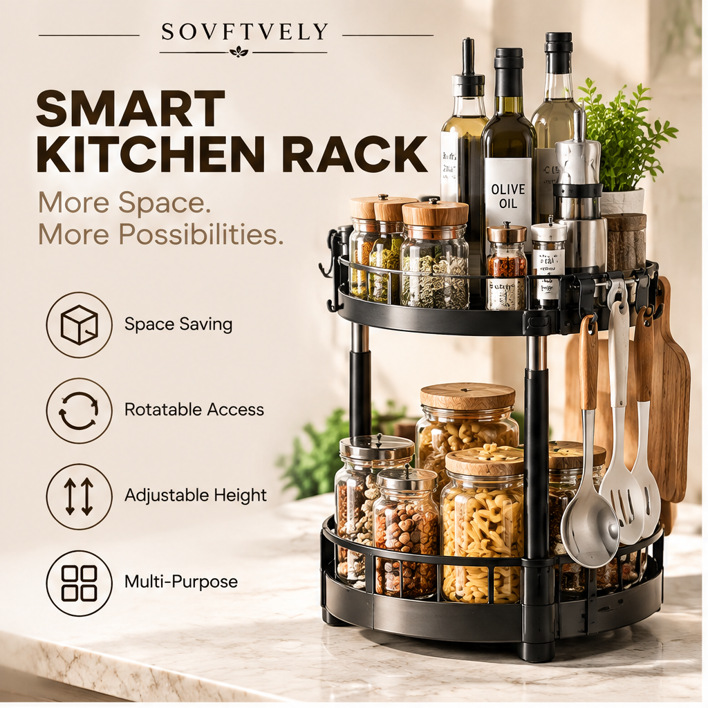 SOVFTVELY® Smart Kitchen Rack