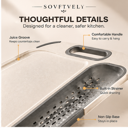 SOVFTVELY®Premium Stainless Steel Sauté Pan