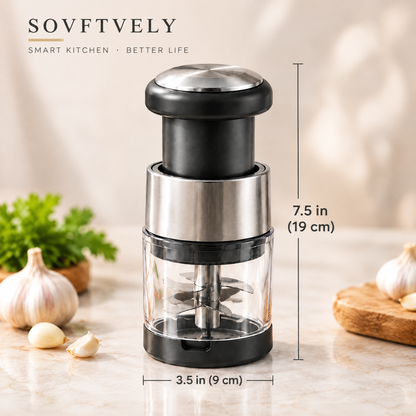 SOVFTVELY®Garlic Press Chopper