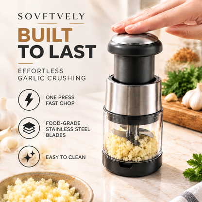 SOVFTVELY®Garlic Press Chopper