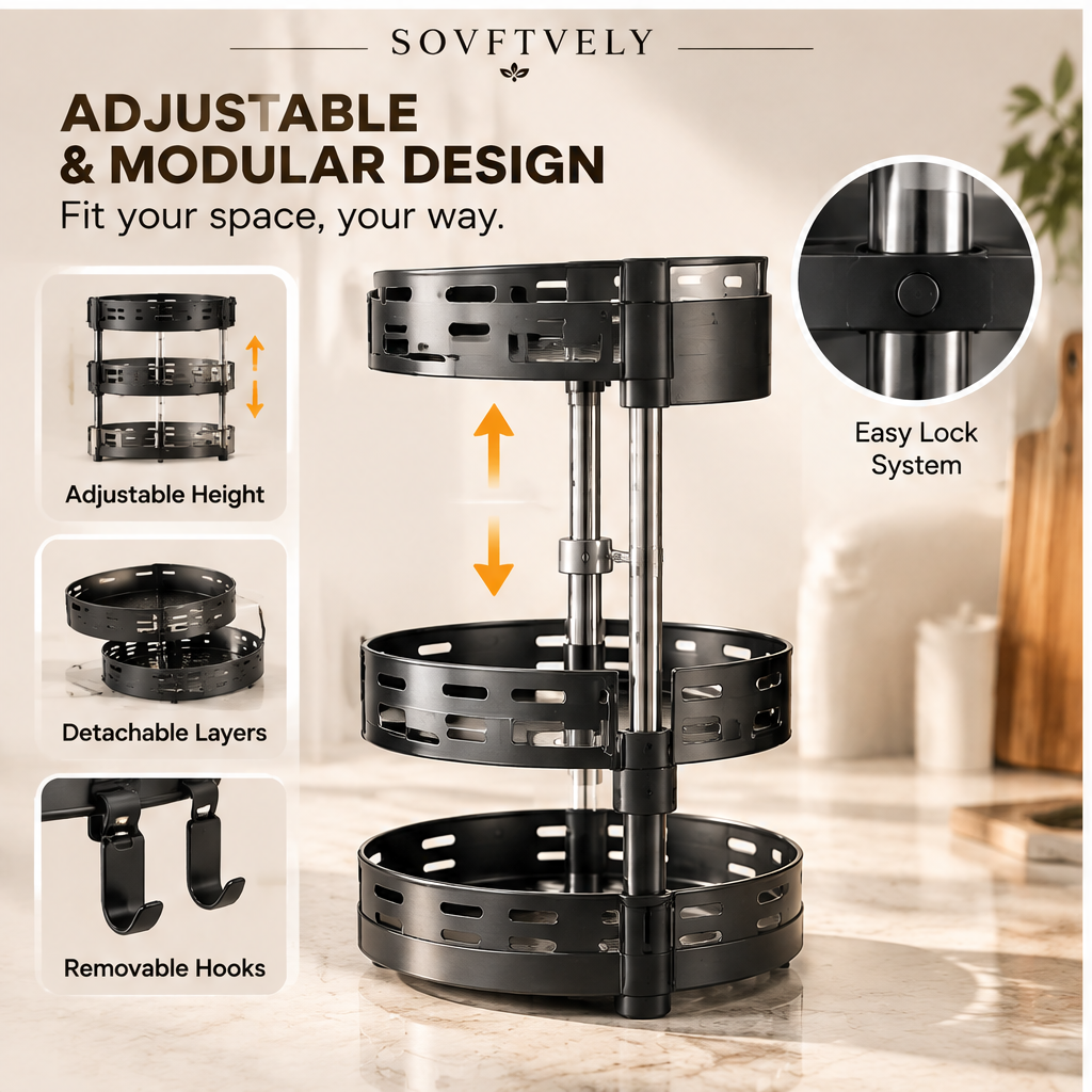 SOVFTVELY® Smart Kitchen Rack