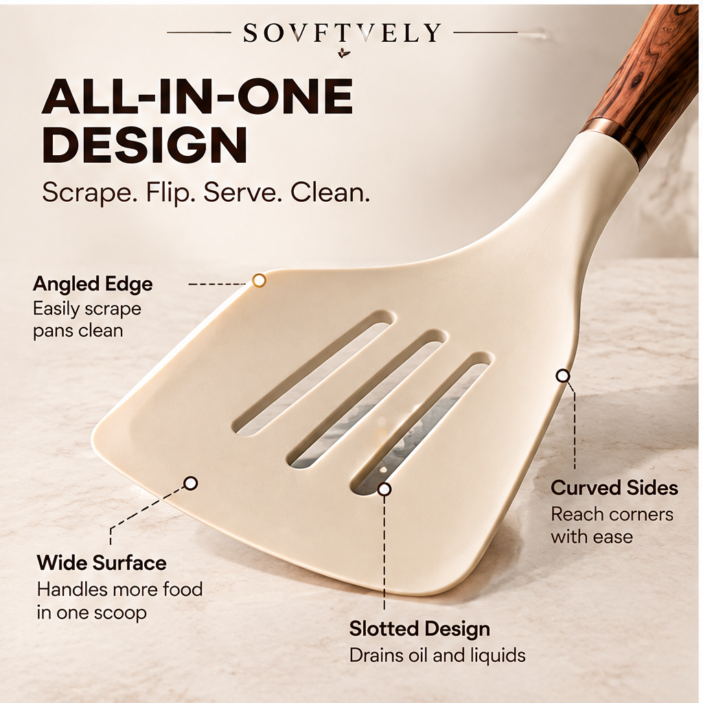SOVFTVELY® Premium Silicone Spatula