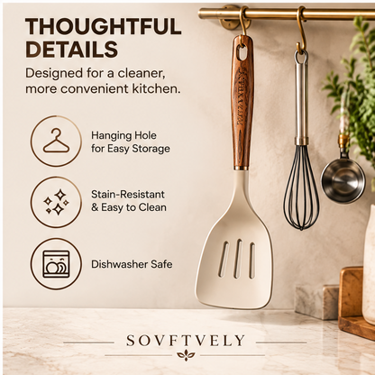 SOVFTVELY® Premium Silicone Spatula