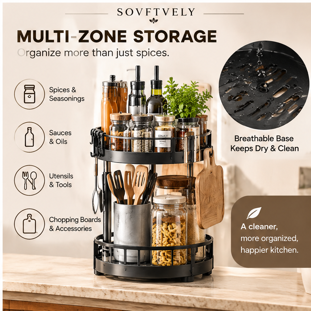 SOVFTVELY® Smart Kitchen Rack