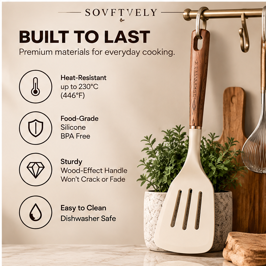 SOVFTVELY® Premium Silicone Spatula
