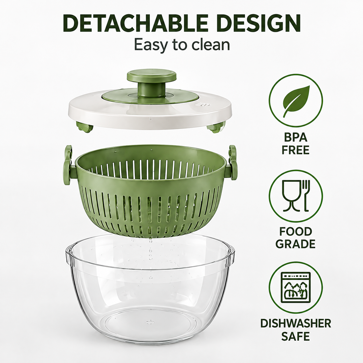SOVFTVELY®Multi-function Salad Spinner