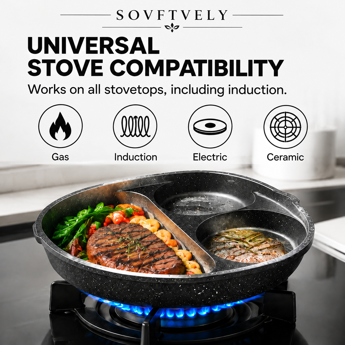 SOVFTVELY®3-in-1 Multi-Function Pan