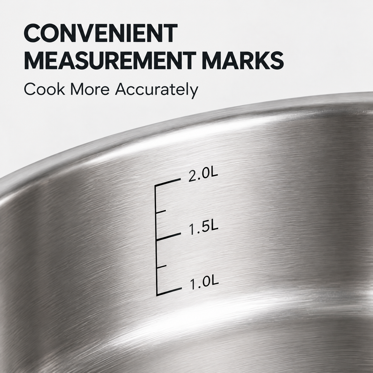 SOVFTVELY™ Premium Stainless Steel Sauté Pan